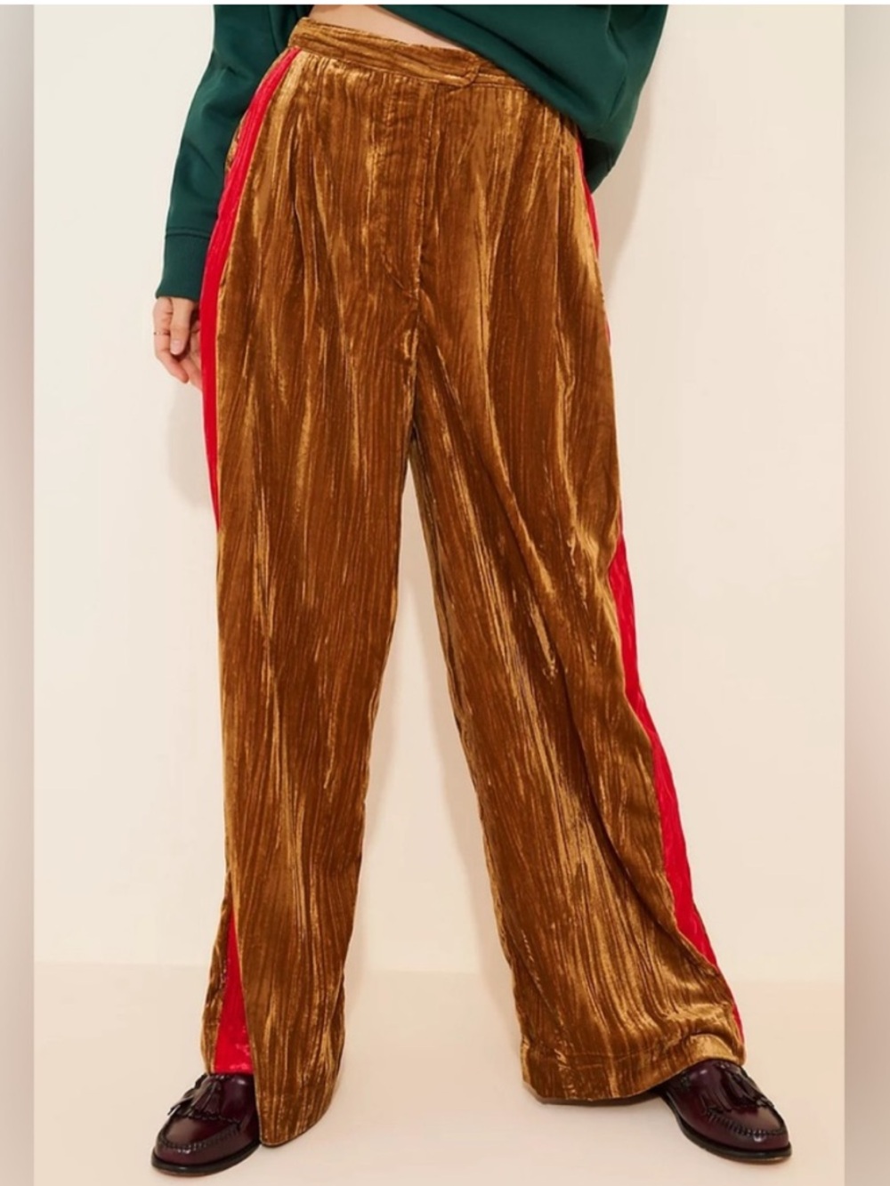 Farm Rio corduroy side stripe pants B085